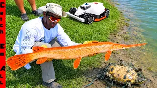 ROBOT is DOING My CHORES for My PET ORANGE EXOTIC FISH! **Mammotion Luba 3 AWD**