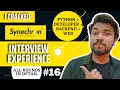 Synechron Interview Experience Developer Interview Question Answers Web Developer