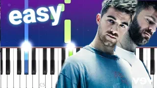 Download The Chainsmokers, Illenium - Takeaway ft. Lennon Stella (100% EASY PIANO TUTORIAL) MP3