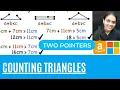 Counting Triangles Coding Question Code Explanation Example