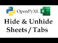 OpenPyXL Sheet State Hide Tabs Programmatically in Seconds