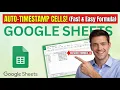 How to Timestamp Cells in Google Sheets Updated 2026 Step-by-Step Beginner Guide