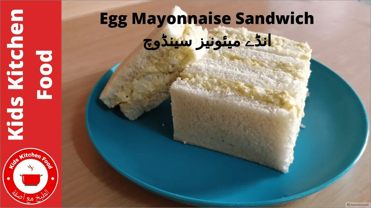 Egg Mayonnaise Sandwich Recipe      by Kids Kitchen Food-07