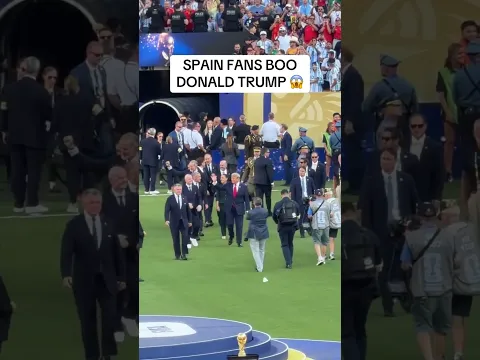 TRUMP NOT POPULAR AT WORLD CUP..