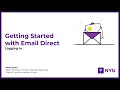 Logging In Getting Started with Email Direct