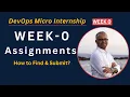 Week 0 - Assignment Submission Guide DevOps Micro Internship