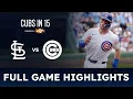 Chicago Cubs vs St Louis Cardinals MLB Highlights 2026