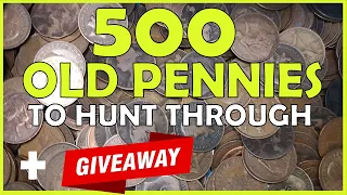 Looking For Rare Coins - 500 Old Pennies to Hunt Through Giveaway now closed