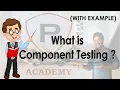What is Component Testing Component Testing Component Testing Example Purushotam Academy