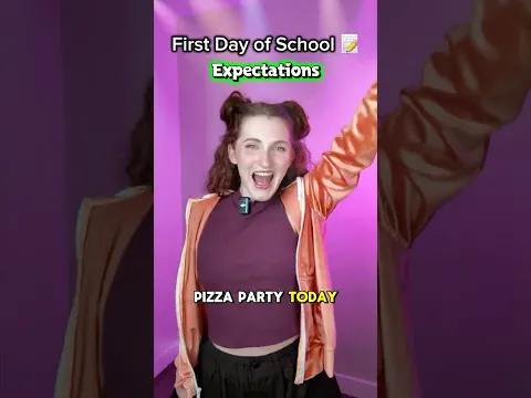 First Day of School 📝 Expectations vs. Reality #funny 