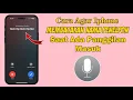 Lagu Cara Agar iPhone Membacakan Nama Penelpon Saat Ada Panggilan Masuk