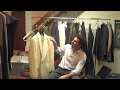y 7355 Paul Stuart "Stuart II" Cream White Shawl Collar Dinner Jacket Sz. 43 S *AS IS*
