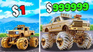 ПРОКАЧАЛ МОНСТР-ТРАК ОТ $1 ДО $1,000,000 В ГТА 5!