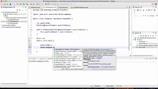 Producer Consumer Pattern Using a BlockingQueue in Java