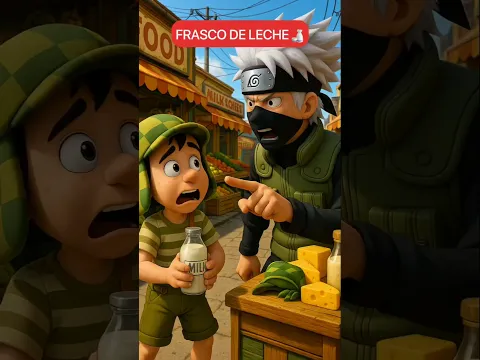 El Chavo roba un frasco de leche para ayudar a unos gatitos