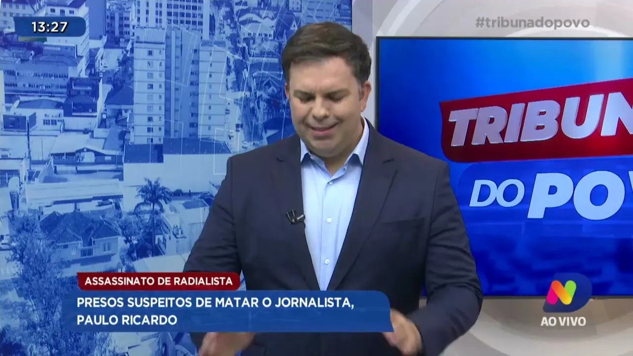 Assassinato de radialista: presos suspeitos de matar o jornalista Paulo Ricardo
