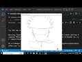 Draw sketch of gojo in python sketchpy python
