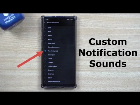 Download MP3 Custom Notification Sounds - The Proper Way!