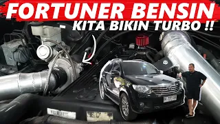 SOLAR LANGKA ⁉️ KITA MAINKAN TOYOTA FORTUNER BENSIN JADI TURBO ‼️