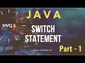 Java Switch Statement in Tamil NVQ 5 Part 1 Software Programming
