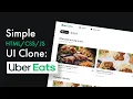 Build an Uber Eats Clone with HTML CSS JS Listing slider