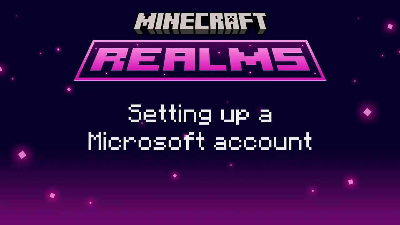 Setting up a Microsoft Account