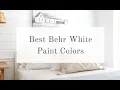 Best Behr White Paint Colors