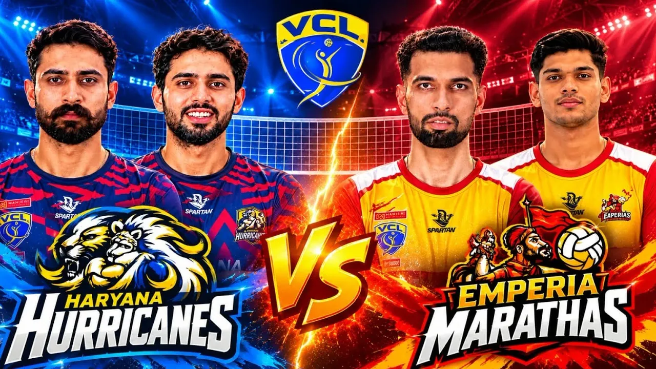 emperia marathas 🆚 Haryana hurricanes || VCL || Volleyball champion league #modelvolleyball09