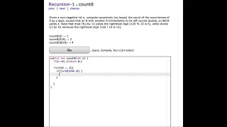 Java CodingBat Recursion-1 count8