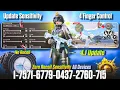 Bgmi 4.1 Update Sensitivity 🔴 | Bgmi Sensitivity Settings All Devices Working/ 4 Finger Control