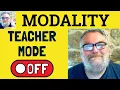 Modality Meaning - Modality Defined