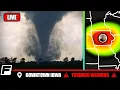 Iowa Tornado Warning NOW - Live Storm Chasers