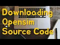 P1L2 Download Stanford Opensim Source Codes from Github
