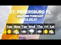 Weather Forecast St Petersburg Florida St Petersburg weather Forecast 2021