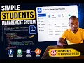 How to create database and tables for a simple students management system using Mysql - Lesson 40