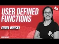 USER DEFINED FUNCTIONS LECTURE 3 PARAMETERIZED METHODS NO RETURN ICSE 10 Anjali Ma am