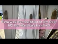 Review Larson Certified Storm Door M2 Mortise Brass Handle Set Storm Door Handle Replacement with K