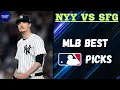 MLB Opening Day Best Picks Props Predictions for Yankees Vs Giants