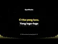 Sal Priadi - Malang Suantai Sayang | Karaoke - Lirik - Instrumental