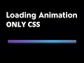 Gradient Loading Bar Satisfying Animation Effect ONLY CSS Tutorial frontendDUDE
