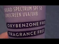WALGREENS SPF 50 SENSITIVE SKIN FRAGRANCE FREE OXYBENZONE FREE REVIEW