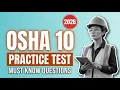 Ace Your OSHA 10 Lesson 1 Assessment All 9 Essential Questions Answers Explained Fast