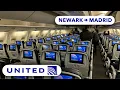 United Airlines Economy Class Review Boeing 767-300ER Newark to Madrid