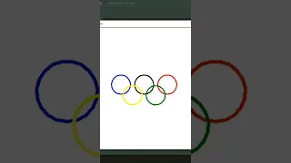 Draw Olympic Logo Using Python Turtle
