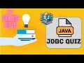 Tough Java JDBC Quiz Test Your Knowledge 15 Questions