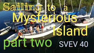 Sailing to an island in the middle of a great lake part 2. SVEV 40