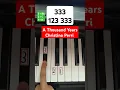 Download Lagu A Thousand Years - Christina PERRI (Piano Tutorial)