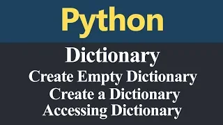 Dictionary in Python Hindi