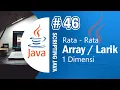 Java 46 - Program to Calculate Average Value in Array