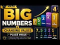 Big Numbers Changing Values Place Value Math grade 4